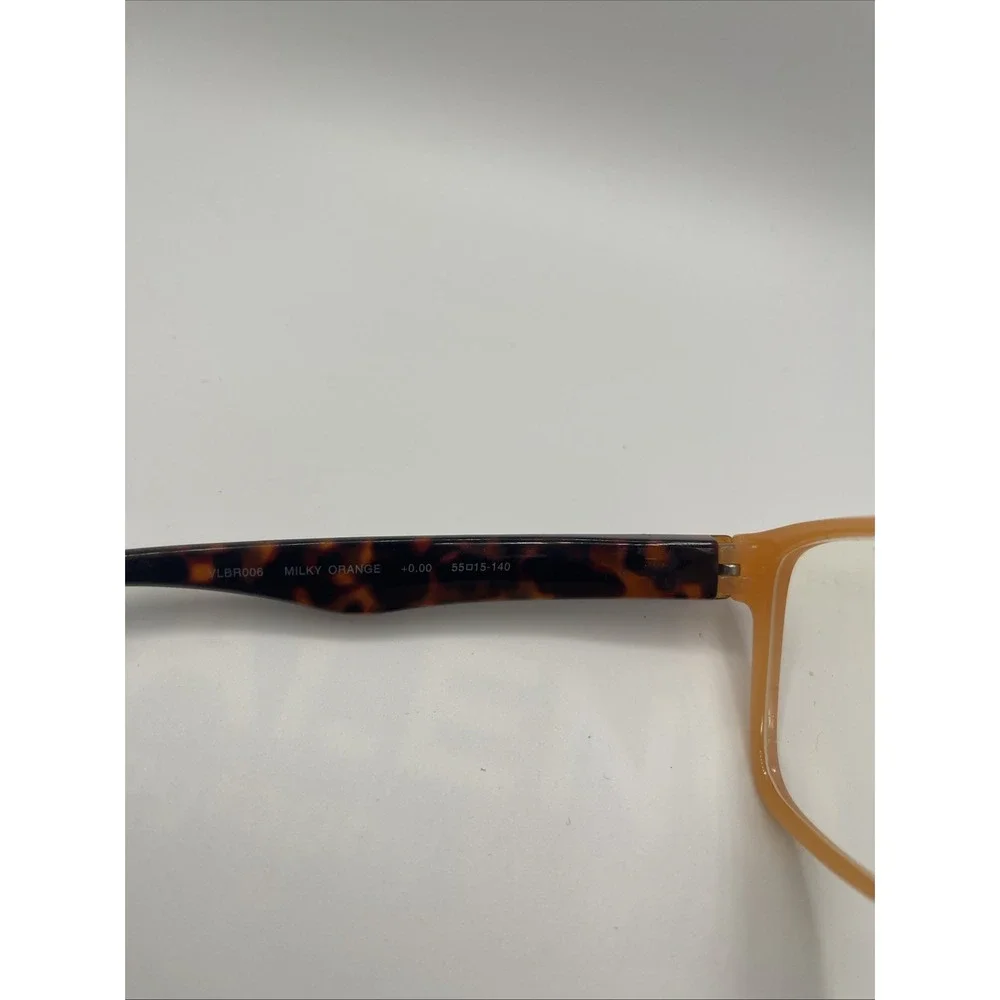 LUCKY BRAND VLBR006 MILKY ORANGE FULL RIM EYEGLASSES FRAMES 55-15-140 #659